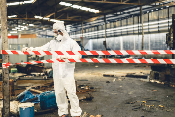 Professional Biohazard technician working in Caledonia, WI